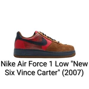 Nike Air Force 1 Low Rare "New Six Vince Carter" (2007) M10.5/W12 EUC